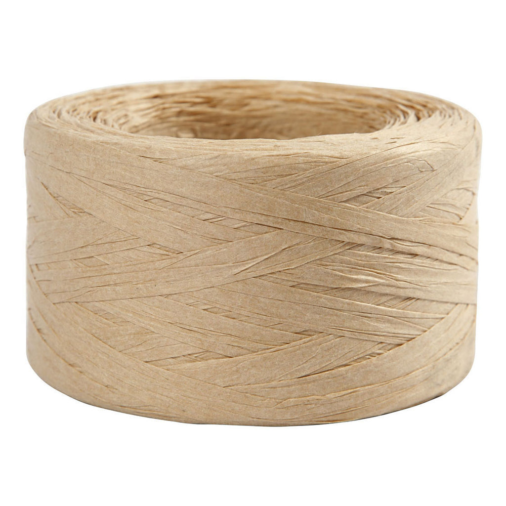 Creativ Company - Creativ Company Papier raffia garen zandkleur 100m