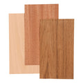 Creativ company bamboe fineer beuken eiken mahonie, 3 vellen