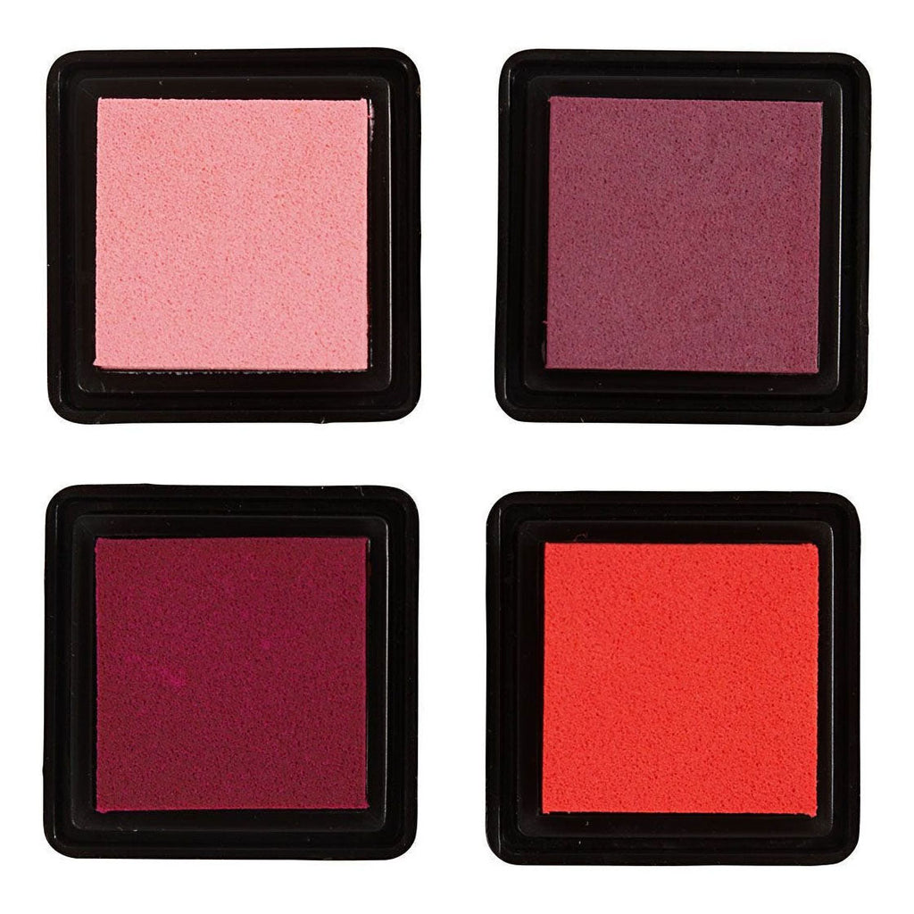 Creativ Company - Creativ Company Https://www.cchobby.nl/stempelinkt-h-2-cm-afm-3-5x3-5-cm-peach-roze-lichtroze-donkerroze-4-stuk-1-doos