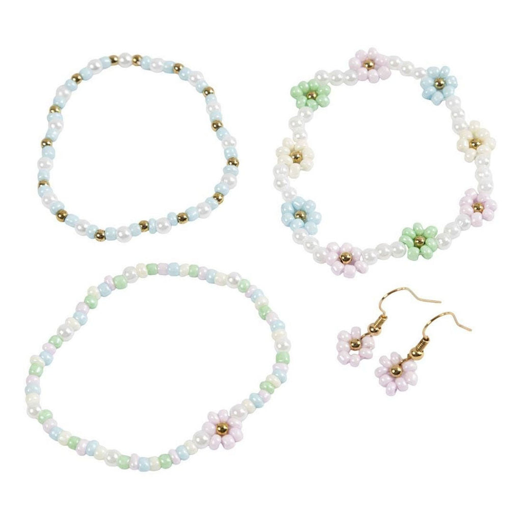 Creativ company mini hobbyset sieraden elastische armband en oorbel