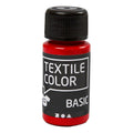 Creativ Company - Creativ Company Textile color semi-dekkende textielverf - rood 50ml