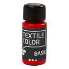 Creativ Company - Creativ Company Textile color semi-dekkende textielverf - rood 50ml