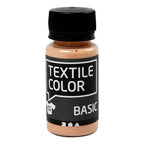 Creativ company textile color semi-dekkende textielverf - licht beige, 50ml