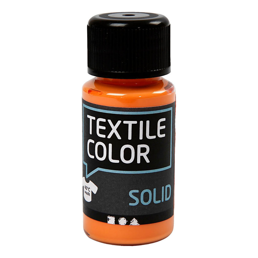 Creativ Company - Creativ Company Textile color dekkende textielverf - oranje 50ml