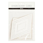 Creativ Company - Creativ Company Kruissteken karton wit geometrisch 20 stuks