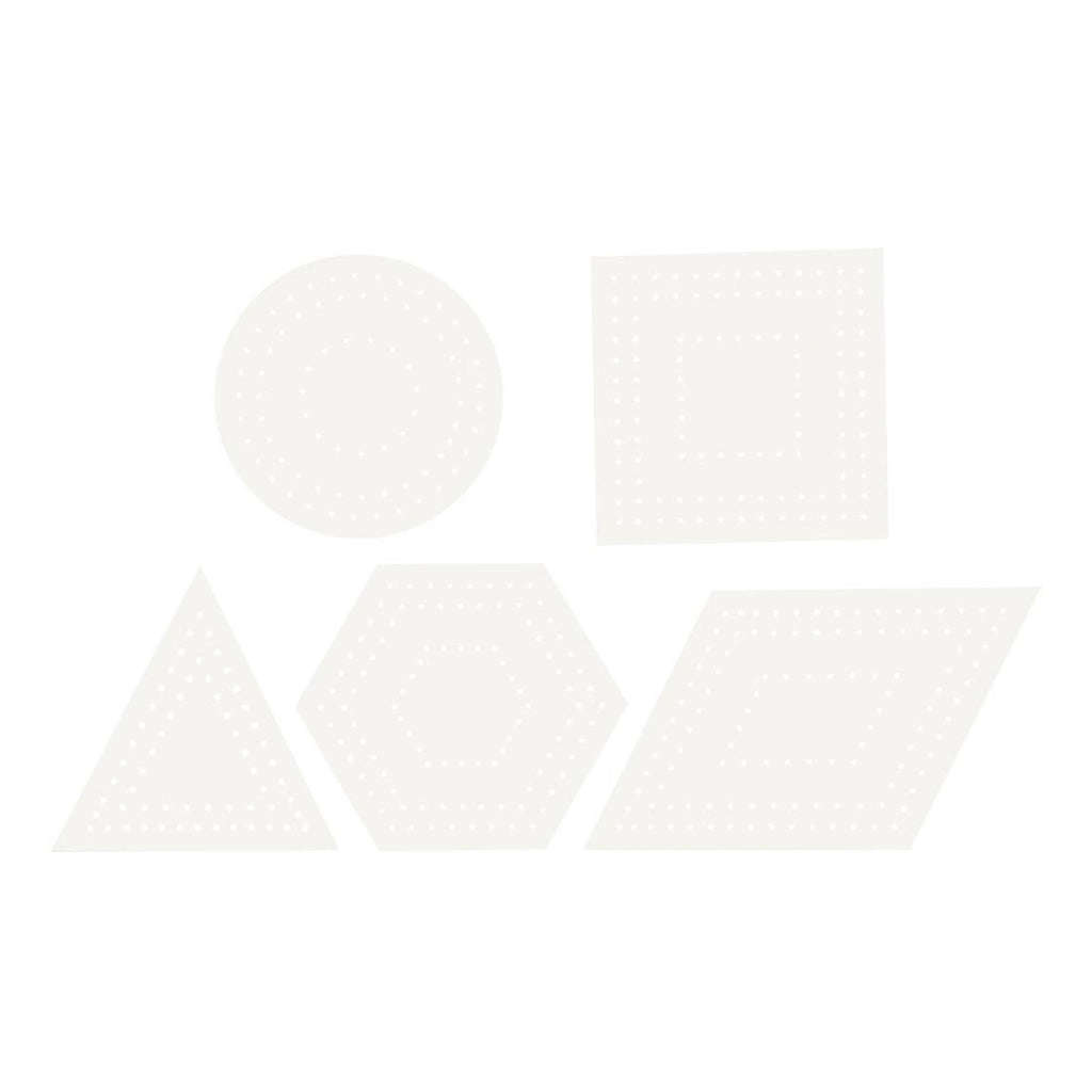 Creativ Company - Creativ Company Kruissteken karton wit geometrisch 20 stuks