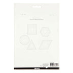 Creativ Company - Creativ Company Kruissteken karton wit geometrisch 20 stuks