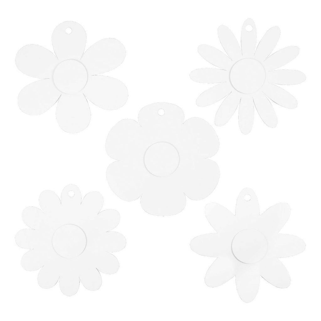 Creativ Company - Creativ Company Bloemen wit 5x 3st.