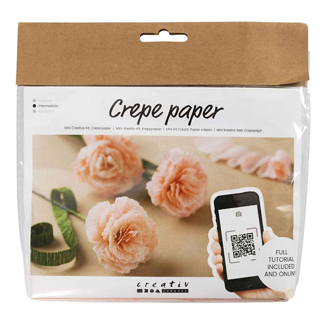 Creativ Company - Creativ Company Mini hobbyset crepepapier anjers