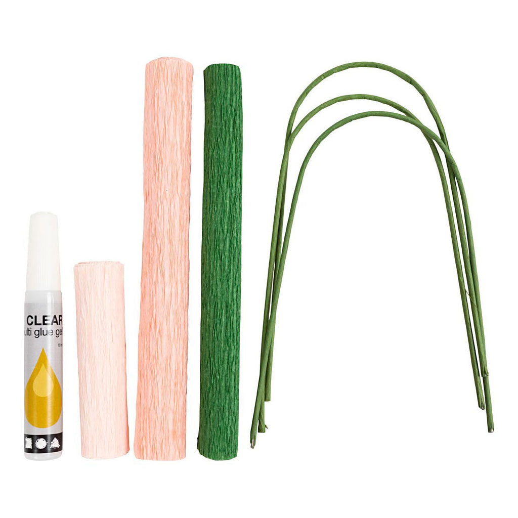 Creativ Company - Creativ Company Mini hobbyset crepepapier anjers