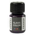 Creativ company glass color transparante verf - violet, 30ml