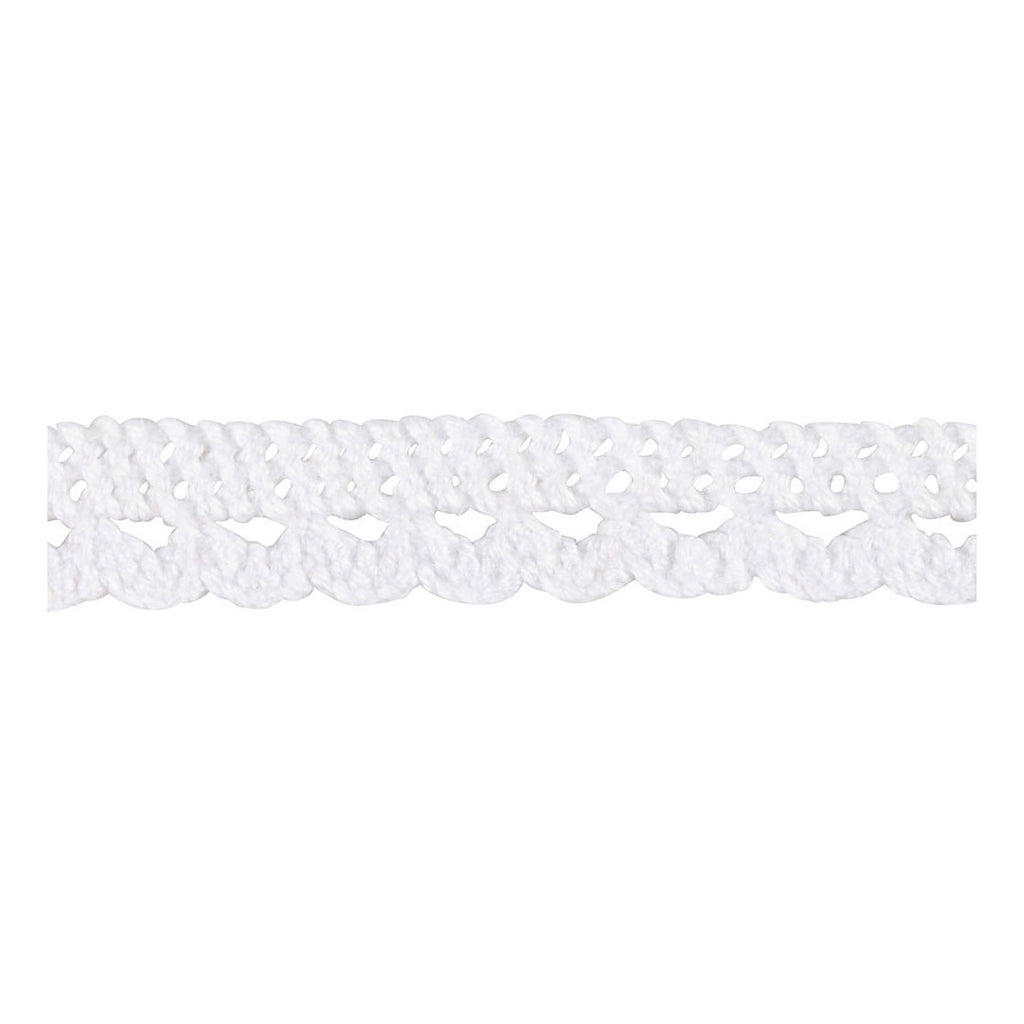 Creativ Company - Creativ Company Https://www.cchobby.nl/kanten-lint-b-10-mm-wit-10-m-1-rol
