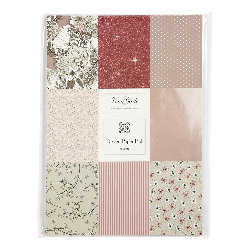 Creativ Company - Creativ Company Design papierblok 6 designs 24 vellen