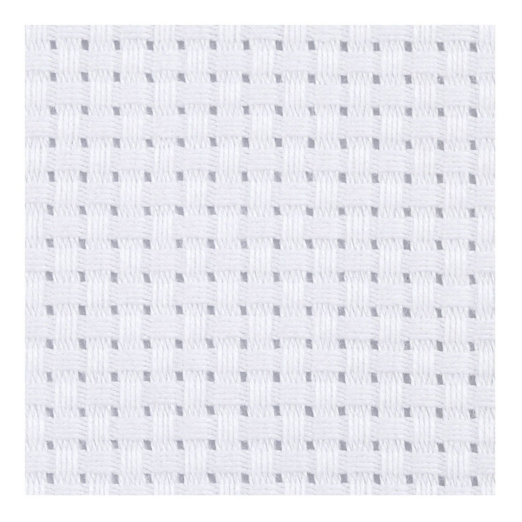 Creativ company aida wit 35 vierkanten per 10 cm, 50x50cm