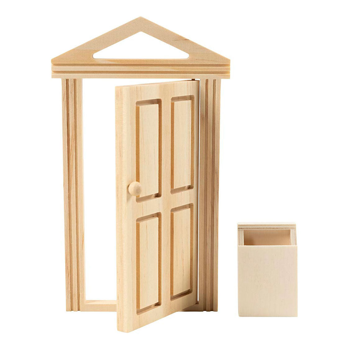 Creativ Company - Creativ Company Https://www.cchobby.nl/deur-met-kroonlijst-en-brievenbus-h-5-5-18-cm-b-3-5-10-5-cm-1-doos