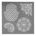 Creativ company sjabloon etnische motieven, 30,5x30,5cm