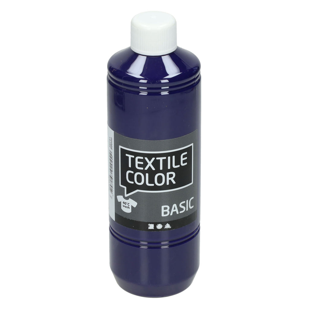 Creativ company textile color semi-dekkende textielverf - rood paars, 500ml