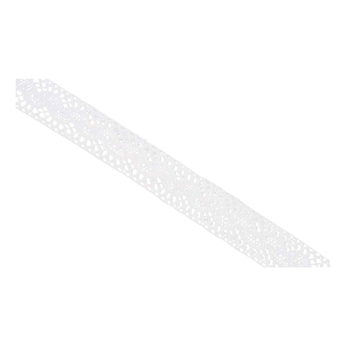 Creativ Company - Creativ Company Https://www.cchobby.nl/gehaakt-kanten-lint-b-30-mm-wit-10-m-1-rol