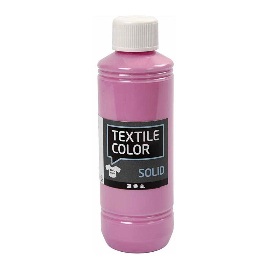 Creativ Company - Creativ Company Textile color dekkende textielverf - roze 250ml