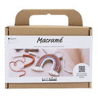 Creativ company mini hobbyset macrame regenboog