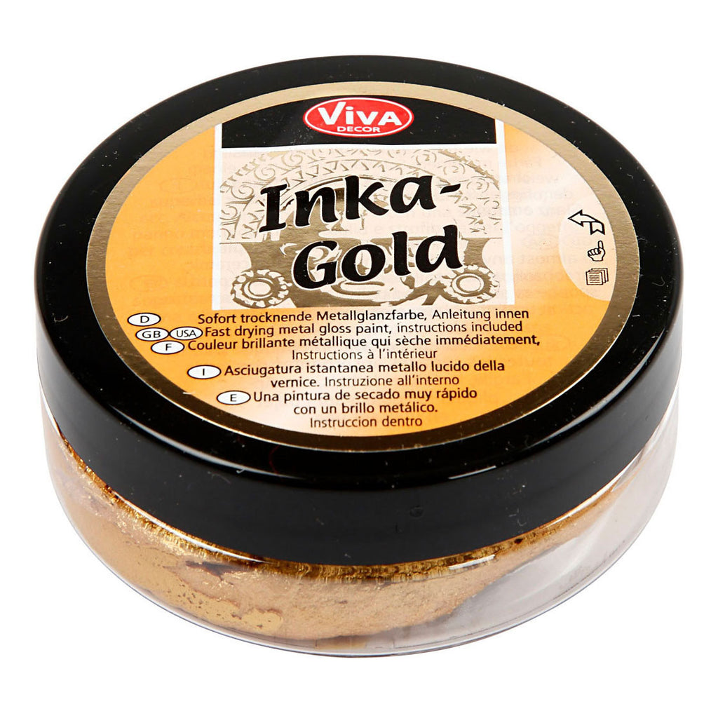 Creativ Company - Creativ Company Inka-gold glanswax - goud 50ml