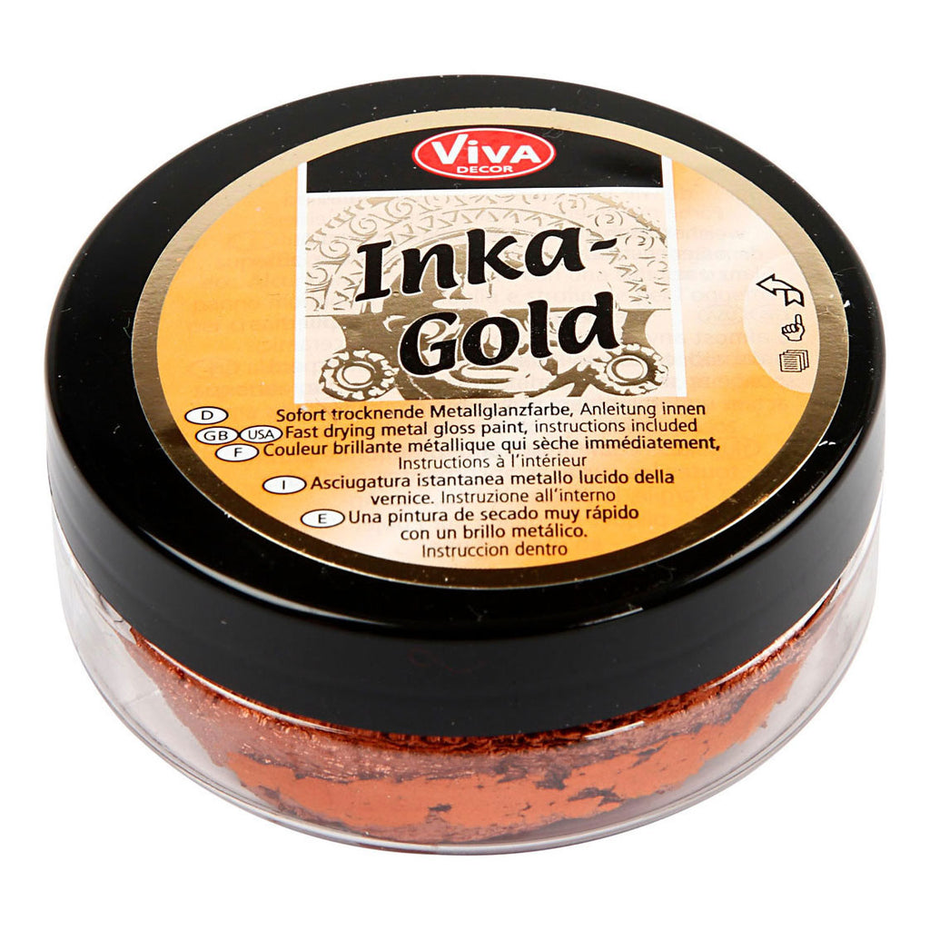 Creativ Company - Creativ Company Inka-gold glanswax - koper 50ml