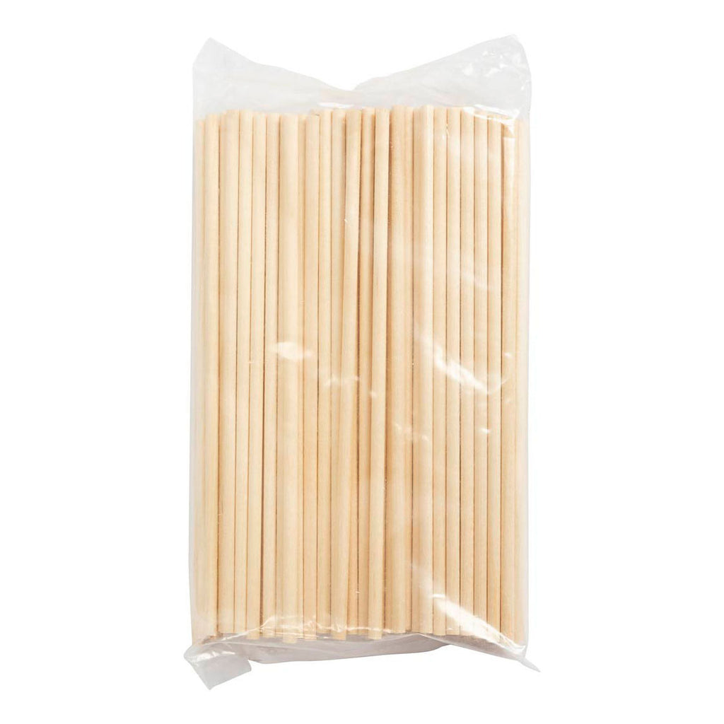 Creativ Company - Creativ Company Ronde stokken 15cm 100st.