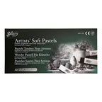 Creativ Company - Creativ Company Gallery soft pastel set zwart/wit harmonie 12 stuks