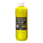 Creativ Company - Creativ Company Textile color semi-dekkende textielverf - neon geel 500ml