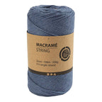 Creativ Company - Creativ Company Macrame koord - blauw 198m