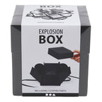 Creativ company explosion box geschenkdoos zwart set
