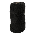 Creativ company macrame koord zwart, 55m