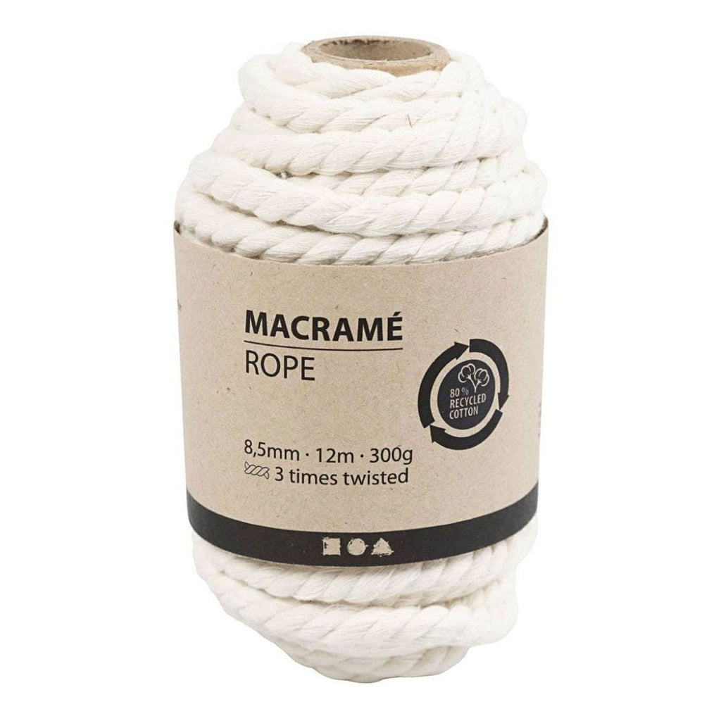 Creativ company macrametouw off-white, 12m