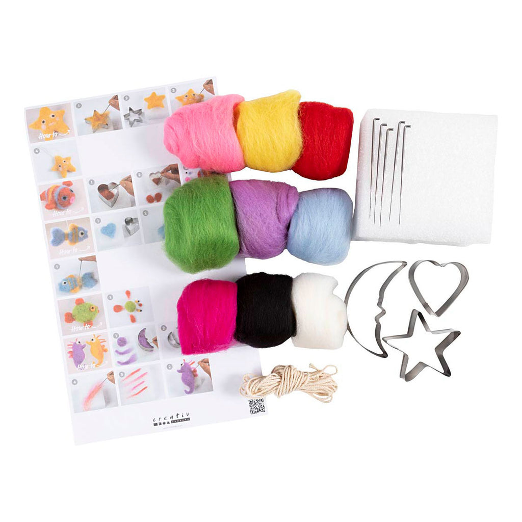 Creativ Company - Creativ Company Hobbyset naaldvilten zeedieren