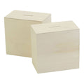 Creativ Company - Creativ Company Houten spaarpot 10x10x6cm 10 stuks