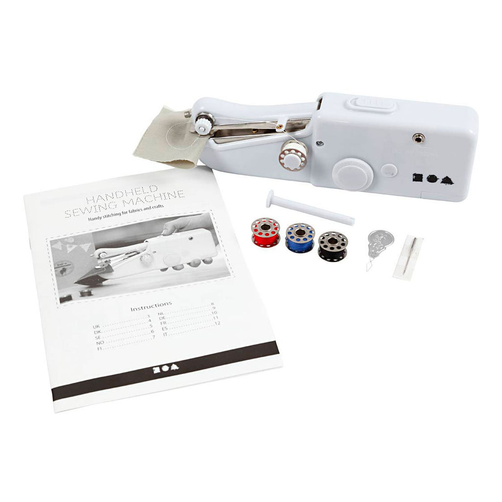 Creativ Company - Creativ Company Https://www.cchobby.nl/handnaaimachine-h-6-7-cm-l-20-5-cm-b-3-5-cm-wit-1-stuk