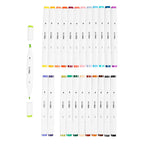 Creativ company tekenstift kleuren, 24st. dubbelzijdig