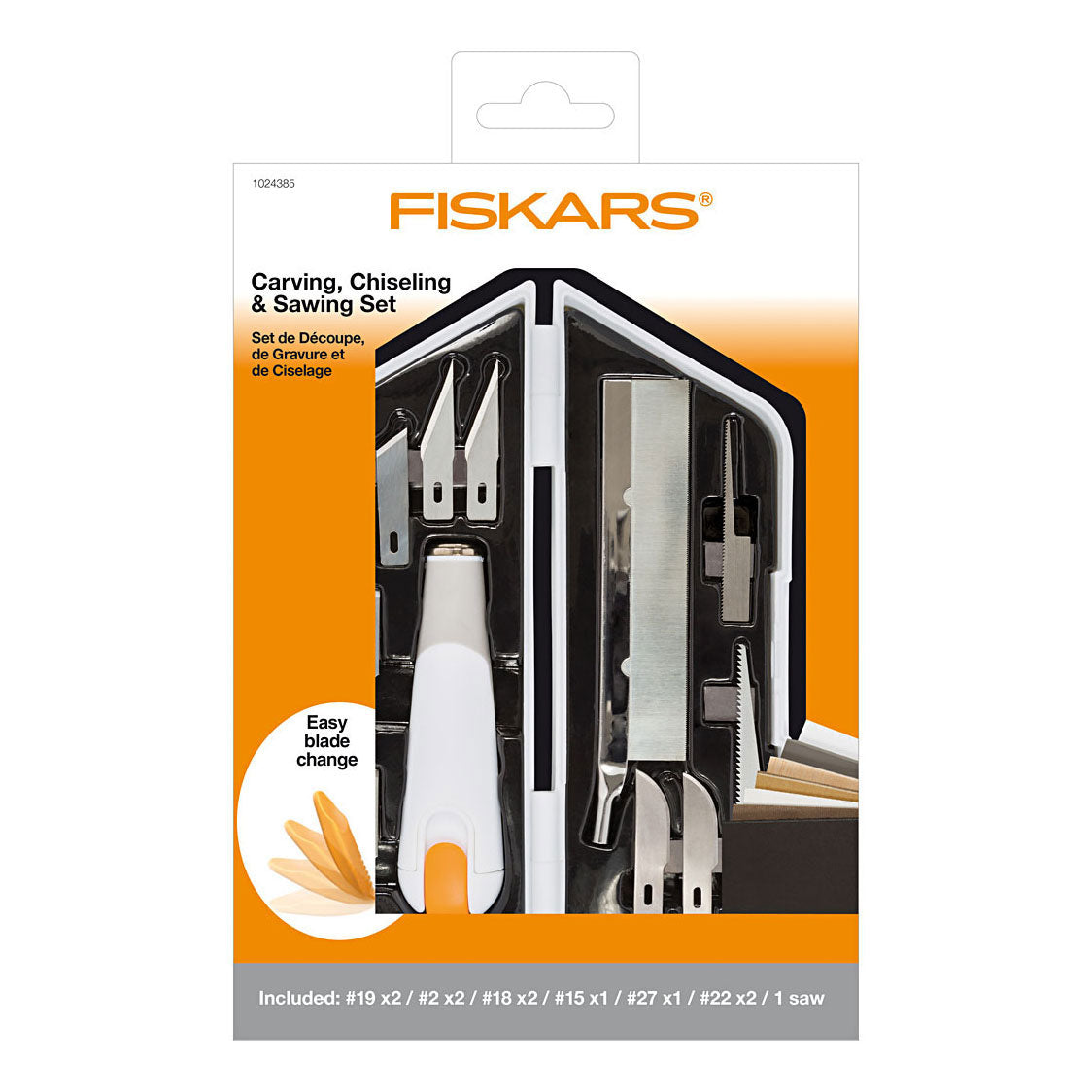 Fiskars - Fiskars Mes beitel en zaagset