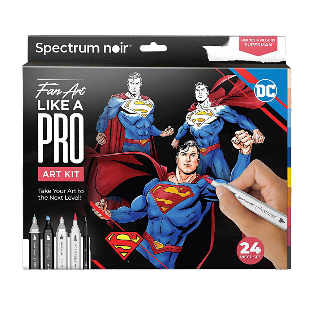 Creativ Company - Creativ Company Hobbyset illustratie stripboekhelden superman kleurset