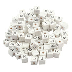 Creativ Company - Creativ Company Https://www.cchobby.nl/letterkralen-a-z-en-blanco-afm-8x8-mm-gatgrootte-3-mm-wit-750-div-1-doos