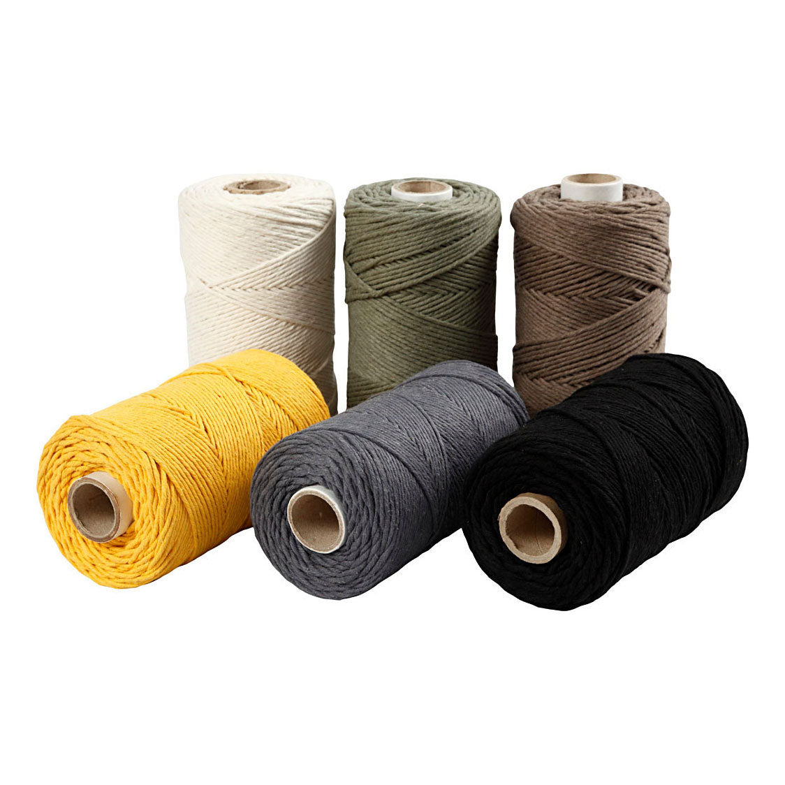 Creativ Company - Creativ Company Macrame koord diverse kleuren 6x198m