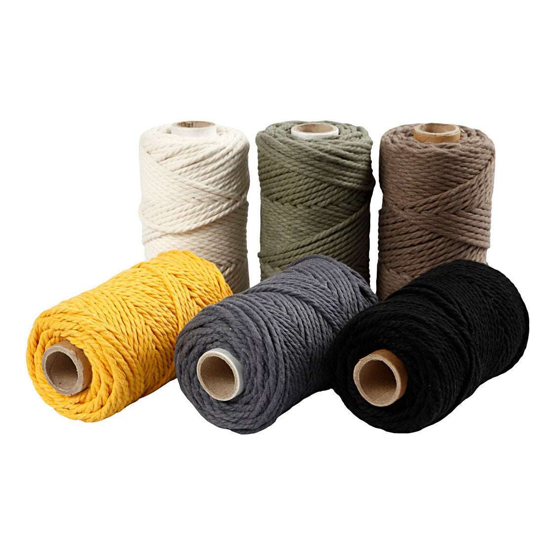 Creativ Company - Creativ Company Macrame koord diverse kleuren 6x198m