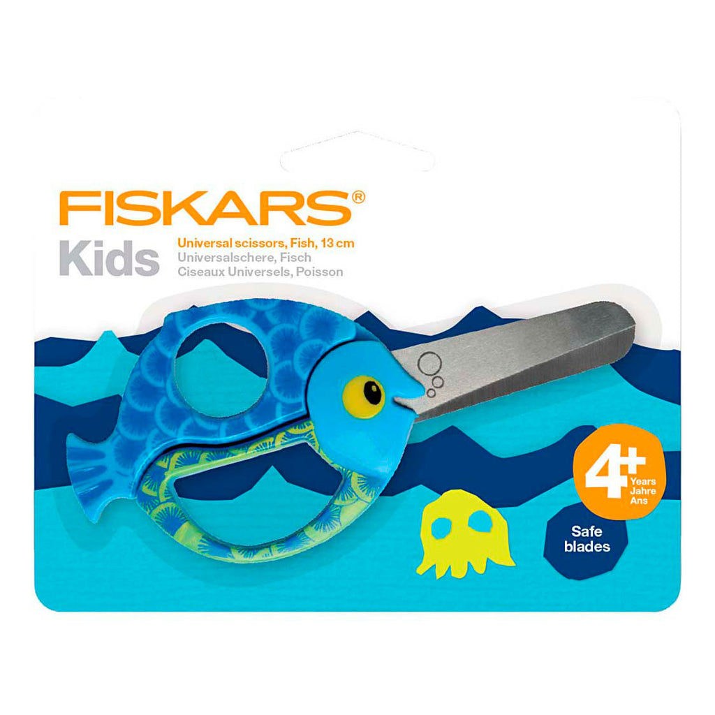 Creativ Company - Creativ Company Fiskars kinderschaar met dierenmotief vis - 13cm