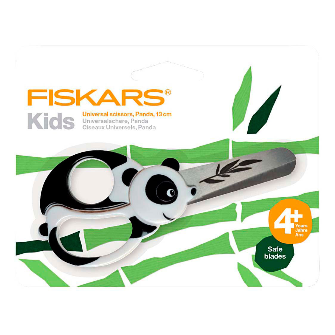 Creativ Company - Creativ Company Fiskars kinderschaar met dierenmotief panda - 13cm