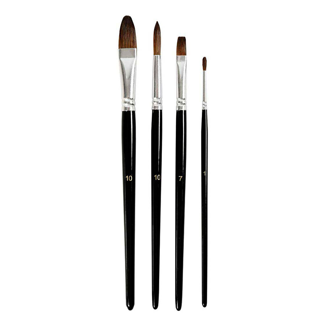 Creativ Company - Creativ Company Aquarelpenselen - 4 stuks
