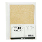 Creativ Company - Creativ Company Kaarten en enveloppen 105x15cm glitter goud - 4 stuks