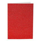 Creativ Company - Creativ Company Kaarten en enveloppen 105x15cm glitter rood - 4 stuks