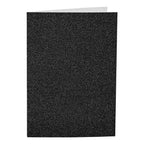 Creativ Company - Creativ Company Kaarten en enveloppen 105x15cm glitter zwart - 4 stuks