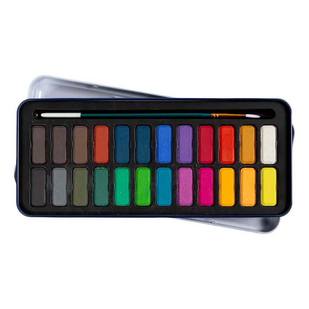 Creativ company aquarelset diverse kleuren - 24 kleuren