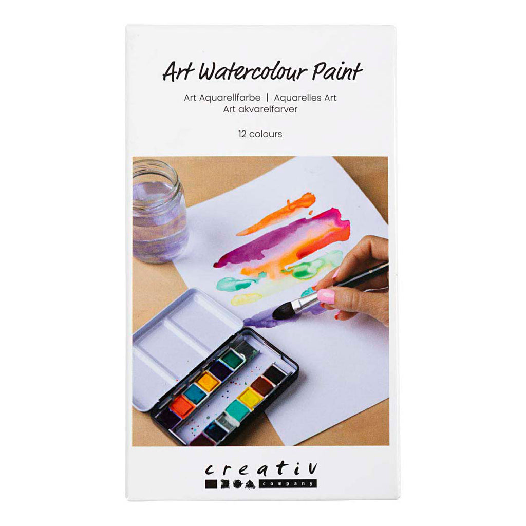 Creativ Company - Creativ Company Art aquarelverf bloemen en landschappen - 12 kleuren